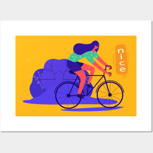 Driving bikes Posters and Art